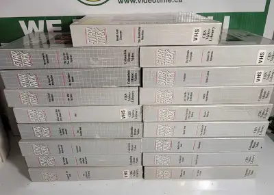 Star Trek VHS Pack of 17, View more