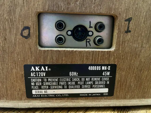 AKAI 4000DS MKII 4 Track Reel to Reel Tape Machine MIJ in Pro Audio & Recording Equipment in City of Toronto - Image 6