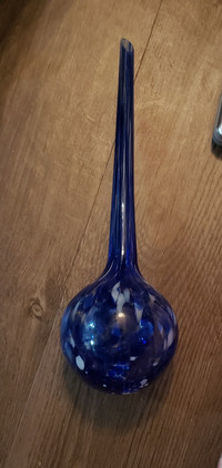 Watering Globe, hand blown glass