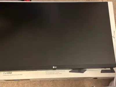 27” LG Monitor. Very good condition. Includes box and stand. Pick up only. No holds. $150. Price is...