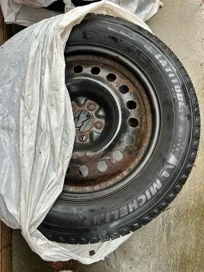 I am selling 4 Michelin Latitude winter tire, sized at 225/65R18, mounted on a steel rim. Please not...