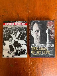 2 Books Signed by Paul Henderson