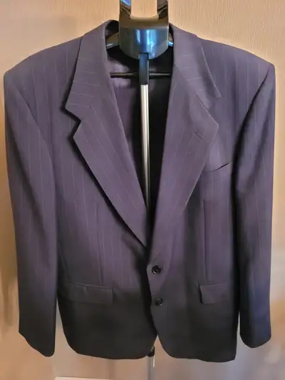 Mens Suit Navy Pin Stripe, View more