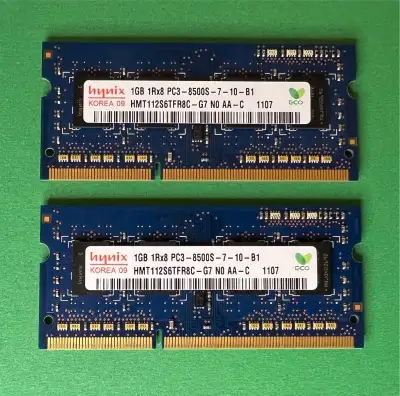 Mémoire Ram PC3-8500 2x1GB, View more