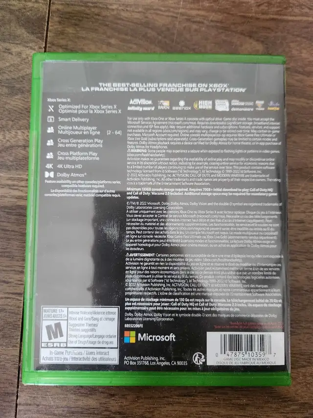 Call of Duty MW2 Remake for Xbox Series X in Xbox Series X & S in Edmonton - Image 4