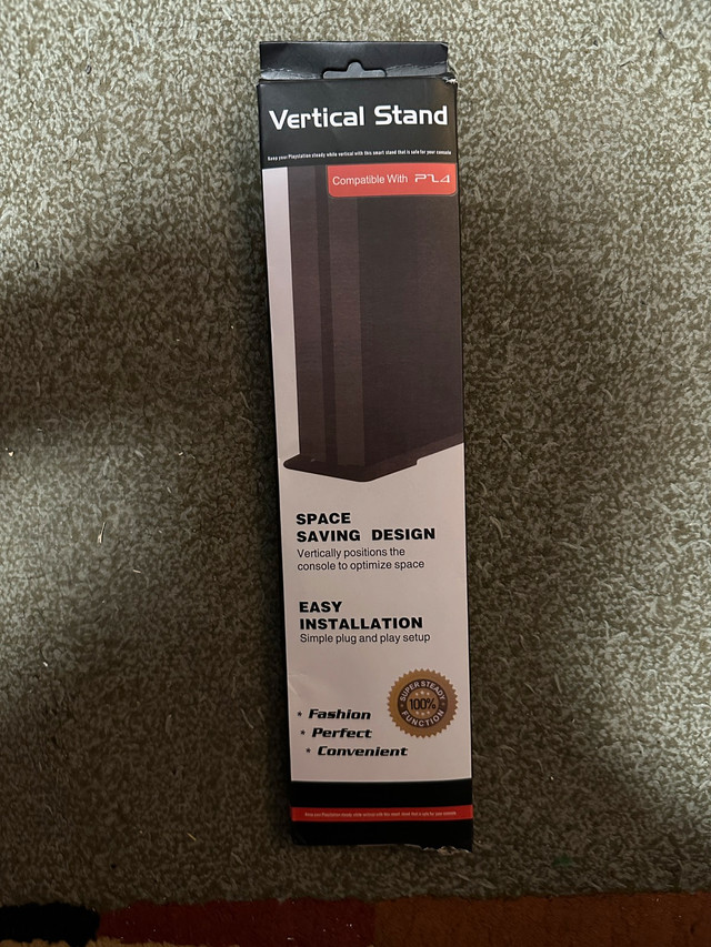 Vertical Stand for PS4(first generation) PS4 Fat, new condition Sony