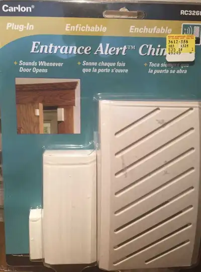 Carlon RC3260 Entrance Alert Chime Plug in, View more