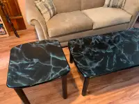 Coffee Table + 2 End Tables
