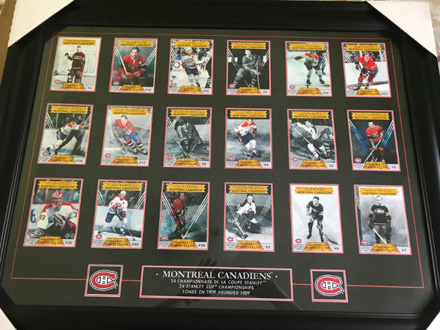 Montreal Canadien player frame in Arts & Collectibles in Ottawa