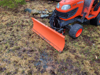 Kubota Snow Plow and Front Quick hitch for BX tractor