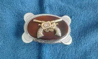 Belt buckled