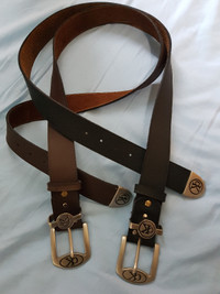 Mens leather belts - new