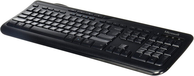 Microsoft Wired Keyboard 600 (Black) in Mice, Keyboards & Webcams in Markham / York Region
