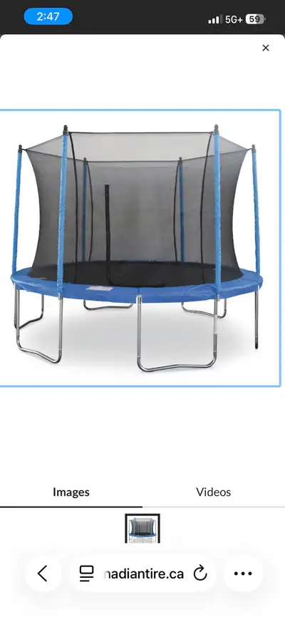 Have some fun with this round trampoline, designed to provide hours of bouncing entertainment for ki...