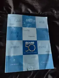 Catalogue Sears 50 ième 2003