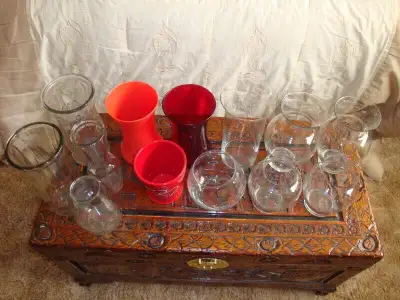 VASES LOT OF 10 @ $5.00 EACH ONE, View more