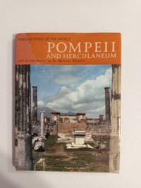 Hard cover book titled POMPEII AND HERCULANEUM