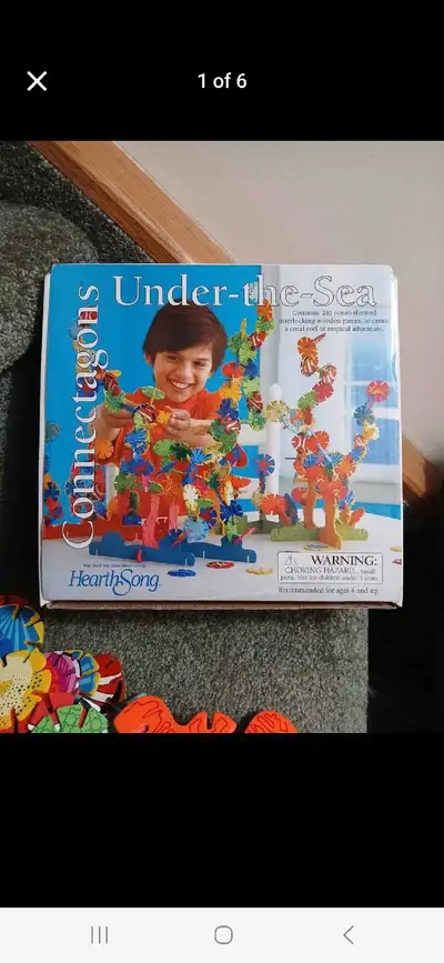 A very unique and quality toy. Wooden pieces that are nicely painted, in like new condition. 207 of...