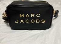 Marc Jacobs Flash Leather Black Crossbody Bag
