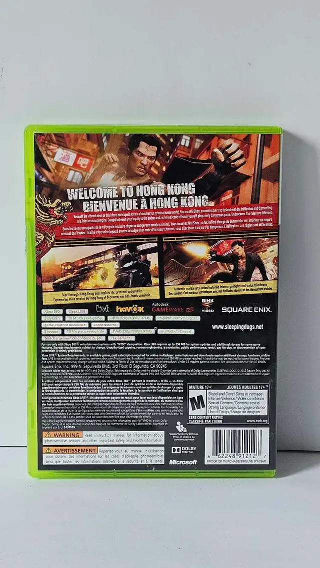 XBOX 360 Game : SLEEPING DOGS in XBOX 360 in City of Montréal - Image 4