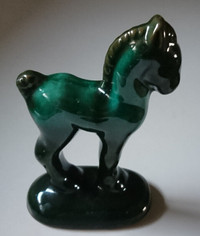 Vintage Rare Blue Mountain Pottery Mini Horse Figurine