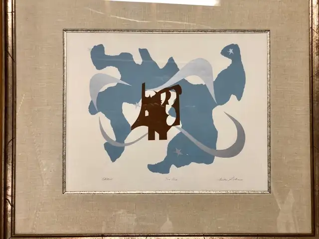 Frieda Sohn  Lithograph "Gemini" in Gallery Frame plus Paintings in Arts & Collectibles in Markham / York Region - Image 3