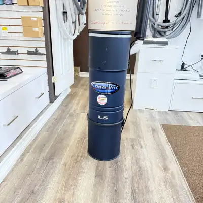 This is a Cana-Vac central vacuum system, offering powerful cleaning for your entire home. It's in g...