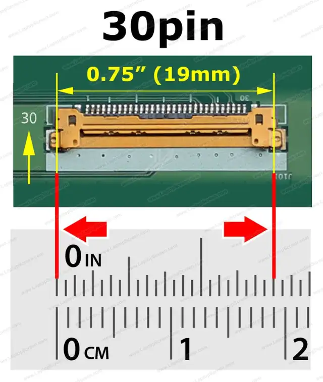 NT156WHM-N32 Replacement LCD Screens in Laptop Accessories in Hamilton - Image 3