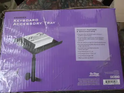On Stage plateau pour clavier  apui lap top ou autres, View more