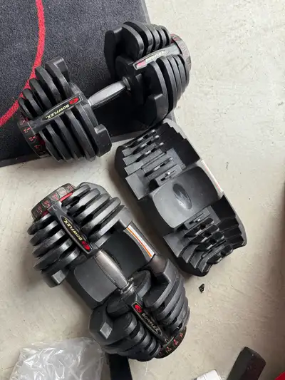 Pair of Bowflex 1090 Dumbbells (Read ad), View more