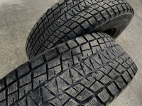 P235/75R17 Bridgestone Blizzak DM-V1. Good pair of winter tires