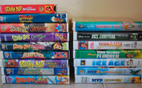 Big Box of Kids Videos - Scooby Doo / Sponge Bob / Disney