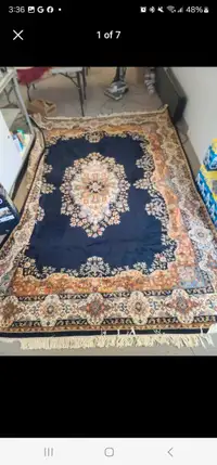 Vintage Superme Quality Persian Wool Kashan Hand-knotted