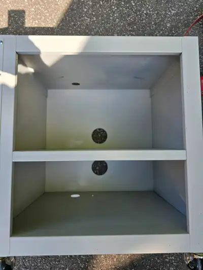 Small Steel Cabinet on Wheels, View more