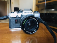 Olympus OM10 Film Camera w/ Tamron    28mm  Lens