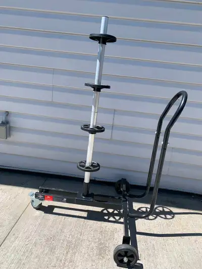 tire wheel rack cart /storage like new cond