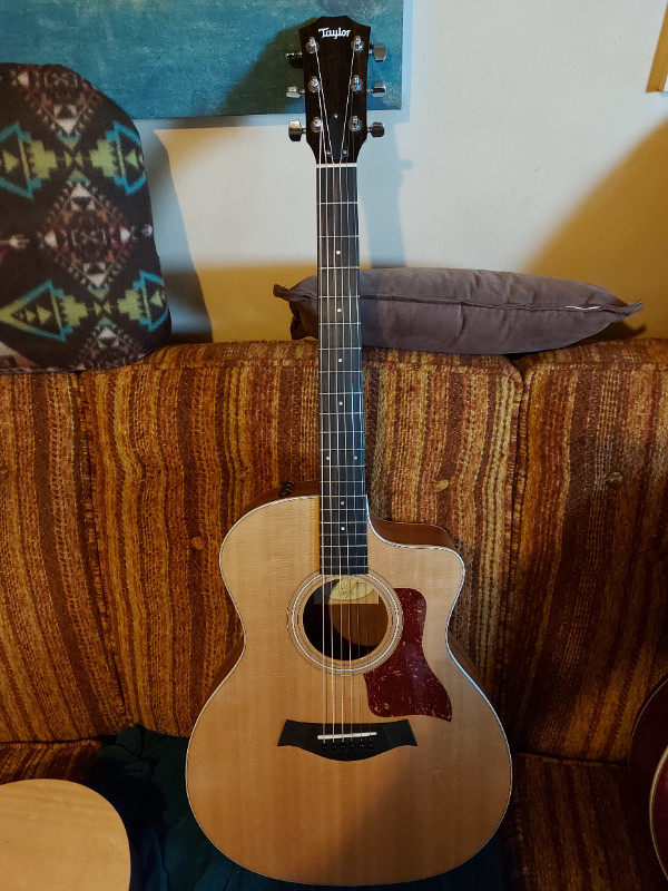For sale: Taylor 214ce Koa acoustic guitar | Guitars | Kitchener / Waterloo  | Kijiji