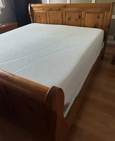 King bed and Tempur-pedic mattress, View more