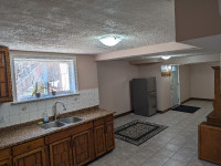 Ajax, certified spacious two bed room basement apartment .