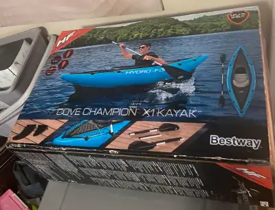 Get ready for aquatic adventures with this new Bestway Cove Champion X1 Kayak! The kayak is designed...