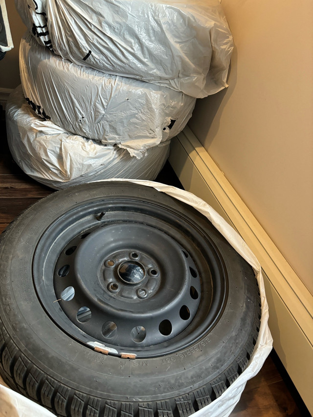 Like-New Winter Tires for Honda Civic in Tires & Rims in New Glasgow - Image 3
