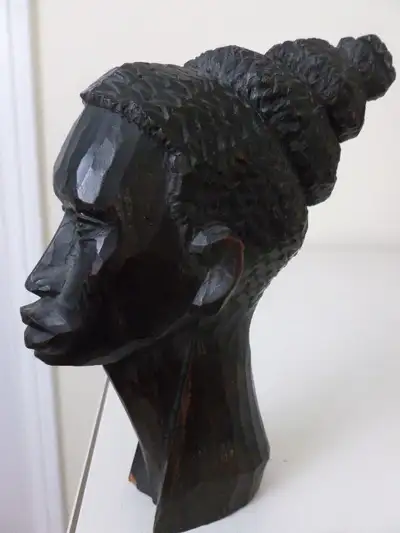 Wooden sculpture /statue - head, View more