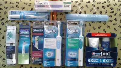 NEW Oral B electric toothbrush brush head , and other new items, View more