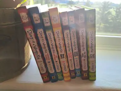 diary of a wimpy kid books 1 through 8, View more