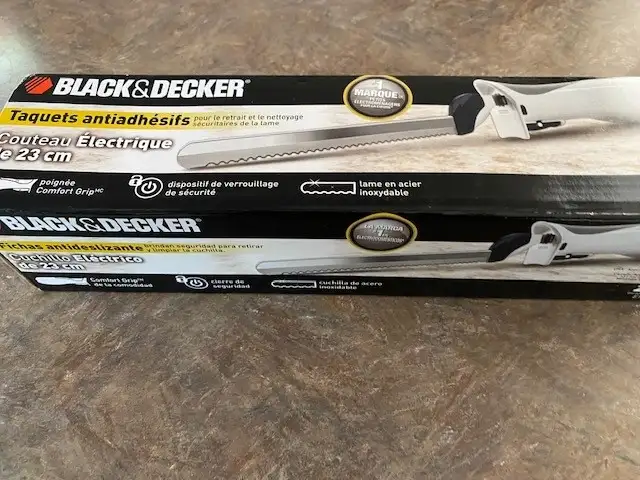NEW IN BOX BLACK+DECKER 9-Inch Electric Carving Knife EK70063234703015683122