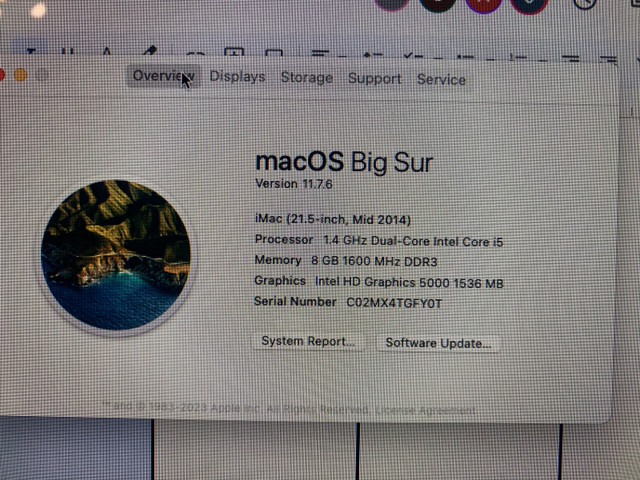 iMac 2014 in Desktop Computers in Mississauga / Peel Region - Image 2