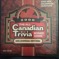 2000 All Canadian Trivia Board Game Millenium REDUCED