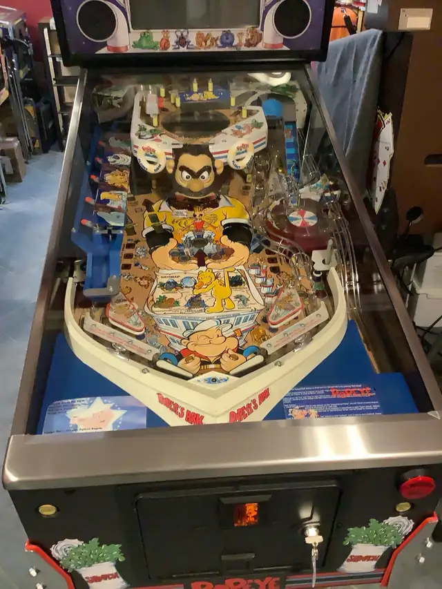 1994 Restored Popeye Pinball in Hobbies & Crafts in Barrie - Image 5
