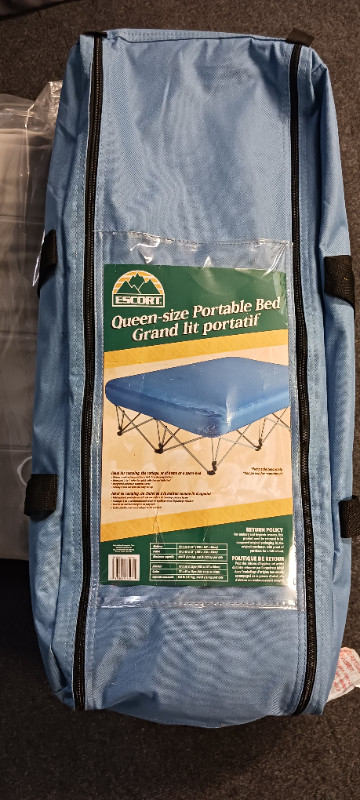 Portable Queen size BYO Bed c/w caring case and air mattress in Bedding in Saint John - Image 2