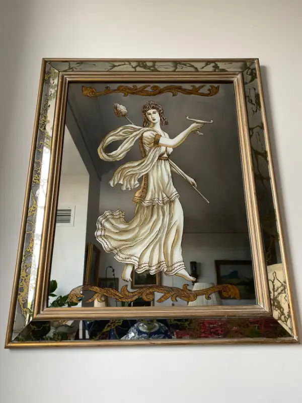 PAIR OF VINTAGE FRENCH NEOCLASSICAL MIRRORS. in Home Décor & Accents in City of Toronto - Image 3